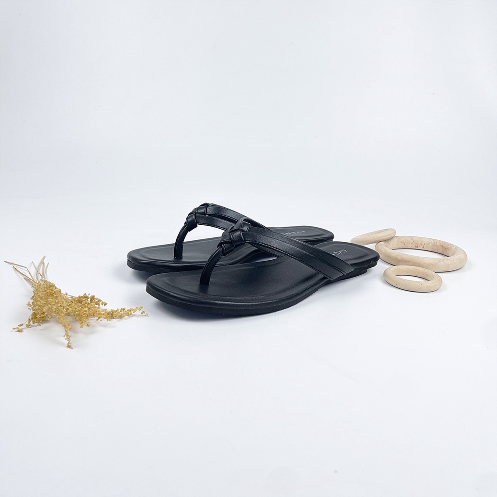 Sandal Flat Wanita Jepit Kupat Nyaman dan Anti Slip Avenlee Bronia