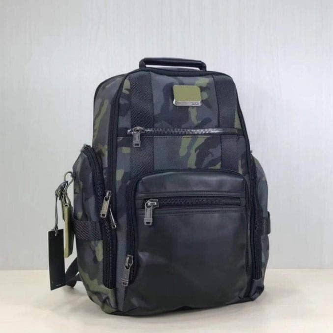 TAS PRIA RANSEL TUMIIIII SHEPPARD MIRROR ORI / ALPHA BRAVO/ FREE EMBOSSED-ARMY
