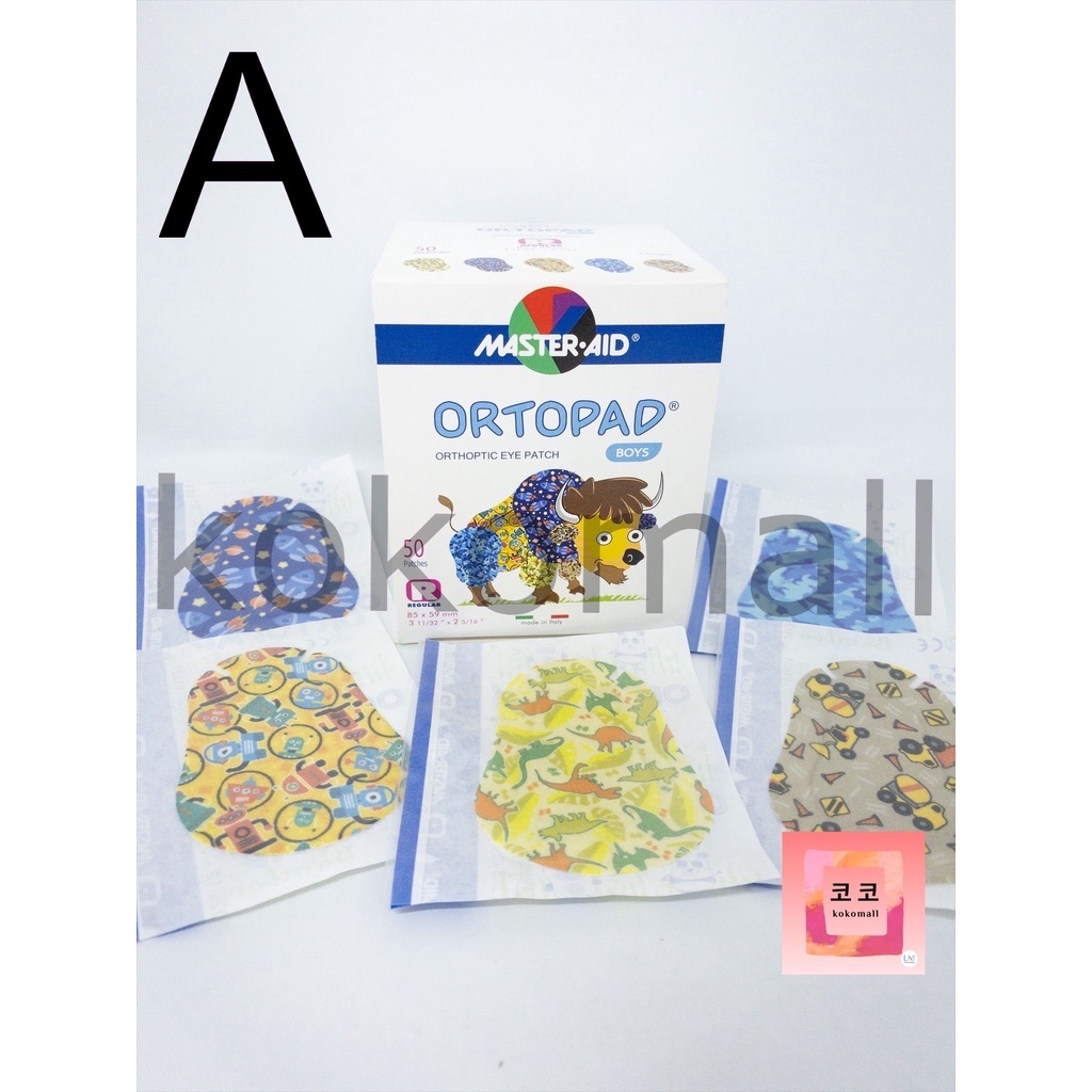 Master Aid Ortopad Eye Patch - Regular | Plaster Patch Mata Anak