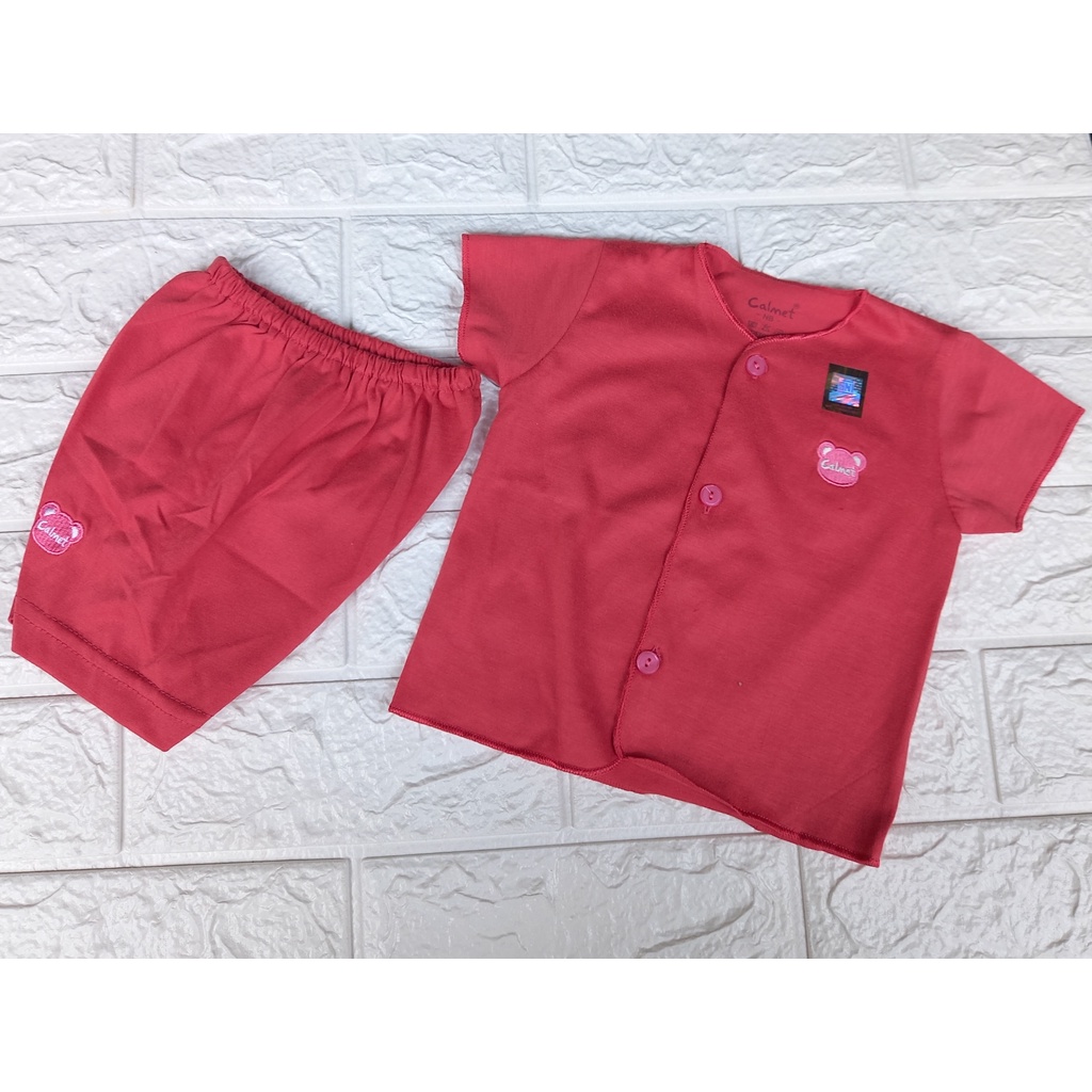 CALMET SETELAN BAJU BAYI LENGAN PENDEK NB - NEW BORN