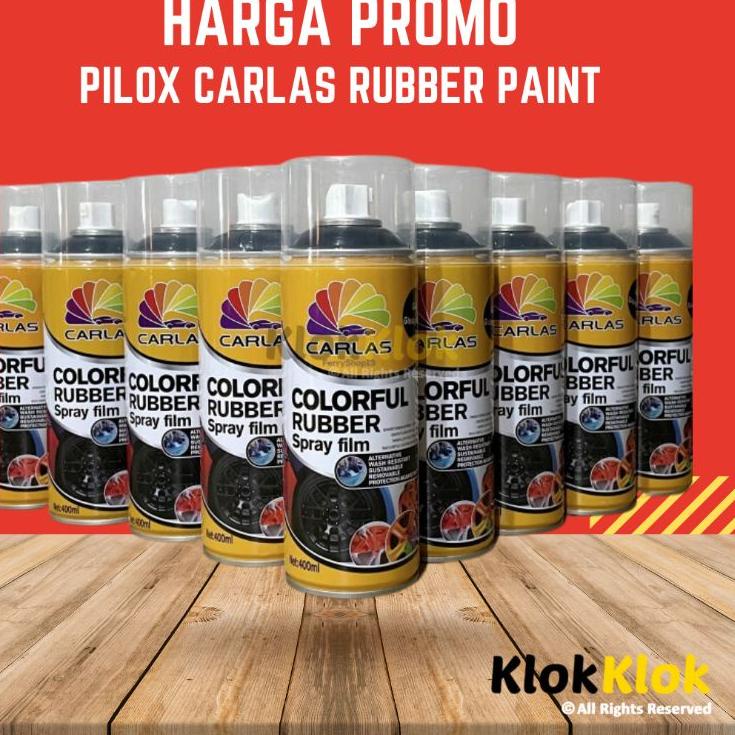 

Promo Terkini Carlas rubber paint Cat Karet