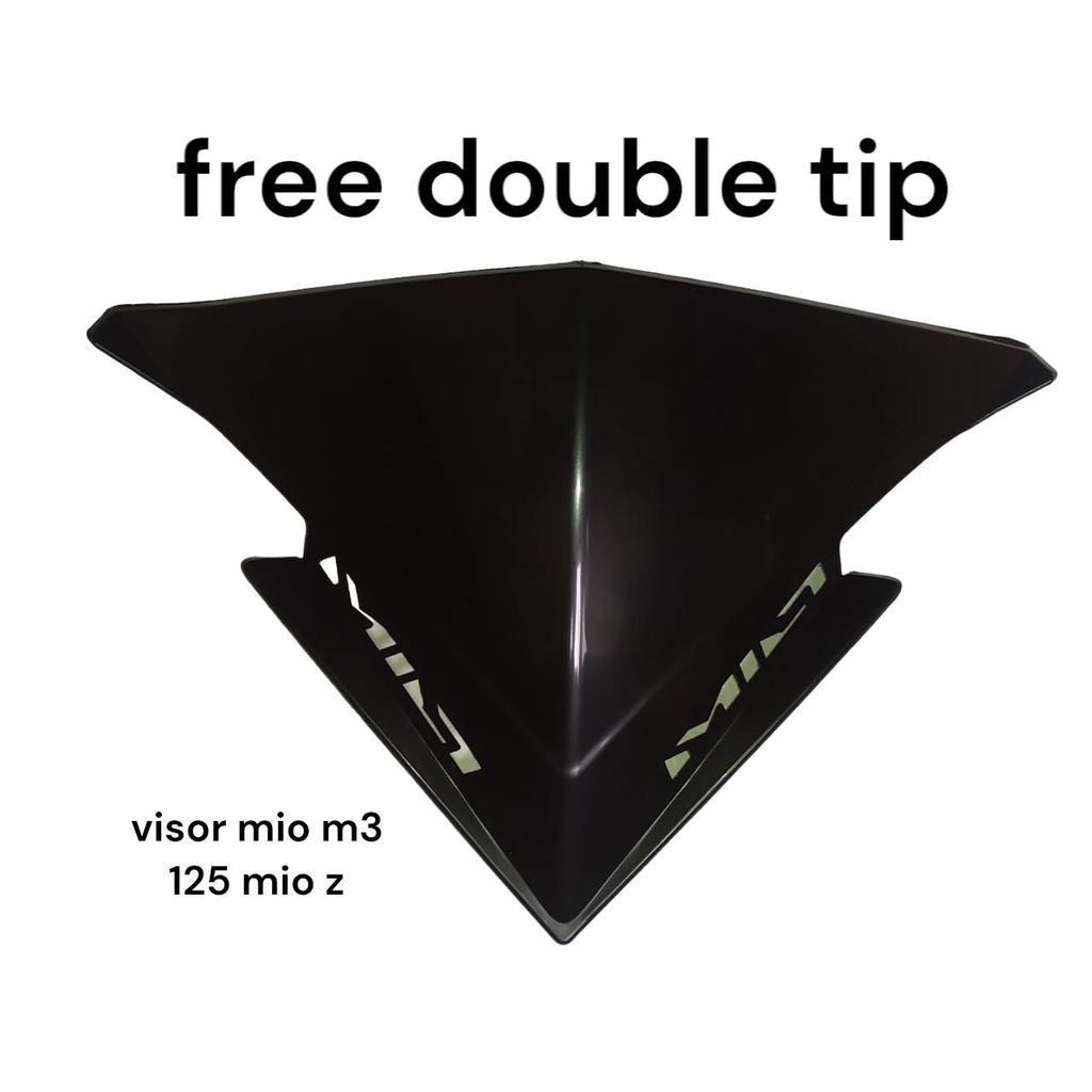 PROMO VISOR MIO M3 MIO Z MIO 125 MODEL TGP KUALITAS TERBAIK ANTI PECAH FREE DOUBLE TAPE PNP