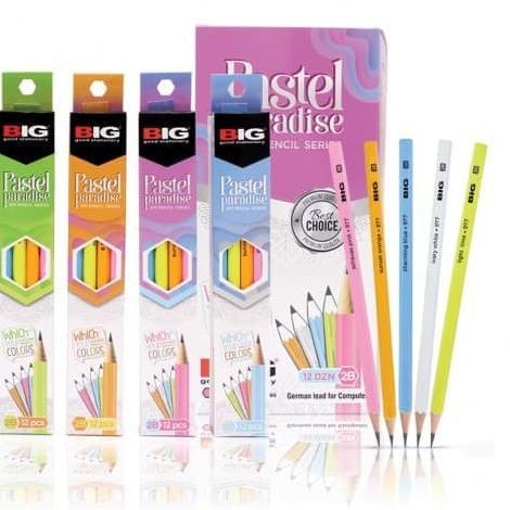 

Q27 PENSIL BIG 2B PASTEL PARADISE 977 BIG PERPACK PRODUK KEREN ゆ