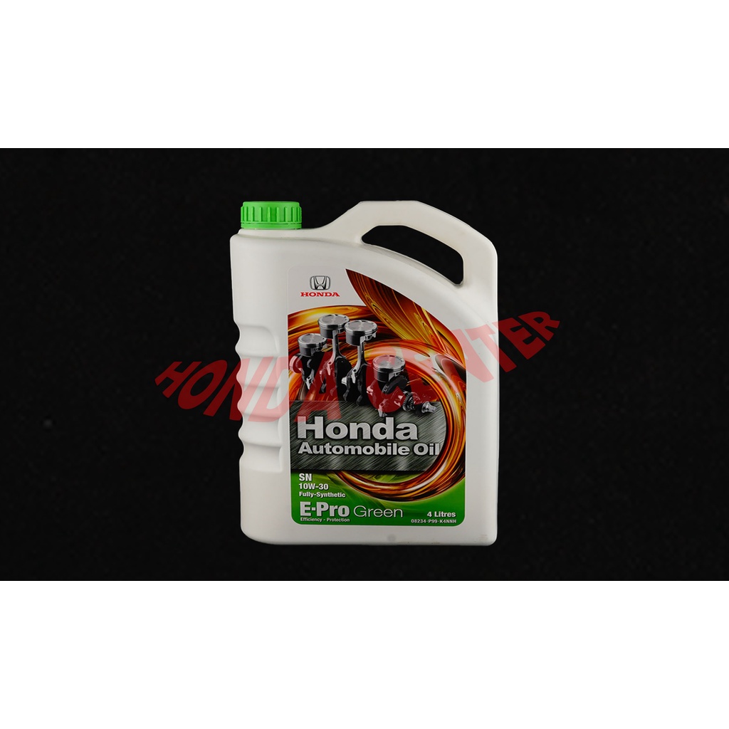 oli oil mesin mobil honda  e-pro green SN 10W-30 full syintetic 100% original honda