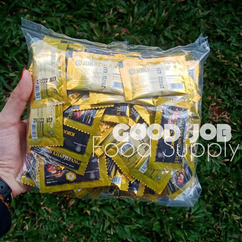 

➥ KIKKOMAN SHOYU 5 ML HALAL - Kecap Asin Jepang Sachet ♥
