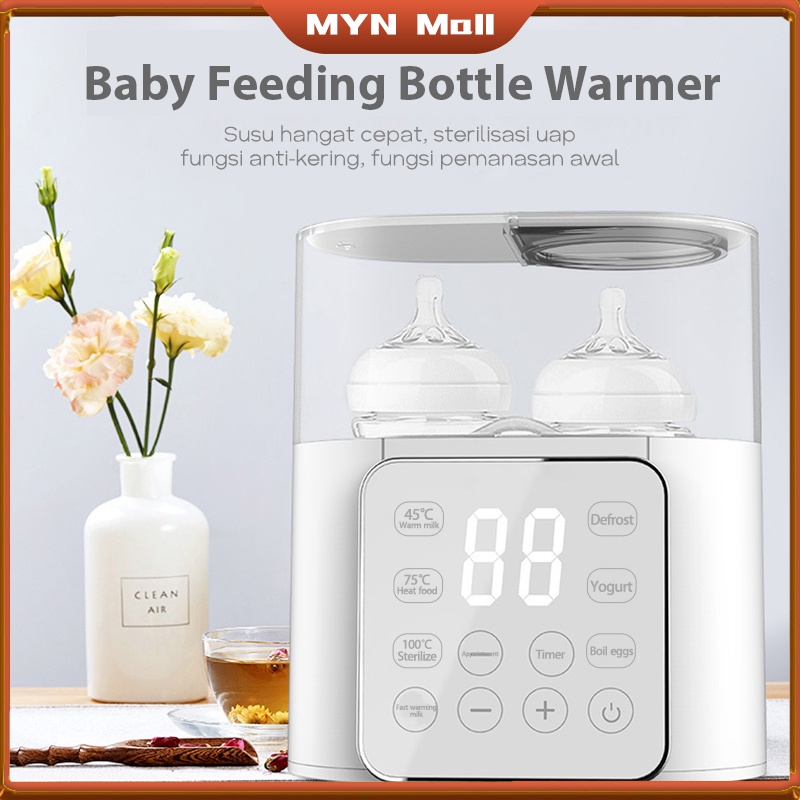 Penghangat Botol Bottle Warmer Baby Feeding Bottle Warmer Heater Bottle sterilizer BPA Alat Steril Botol Susu Bayi Penghangat Botol susu Alat Steril Botol (Memegang 2 botol susu)