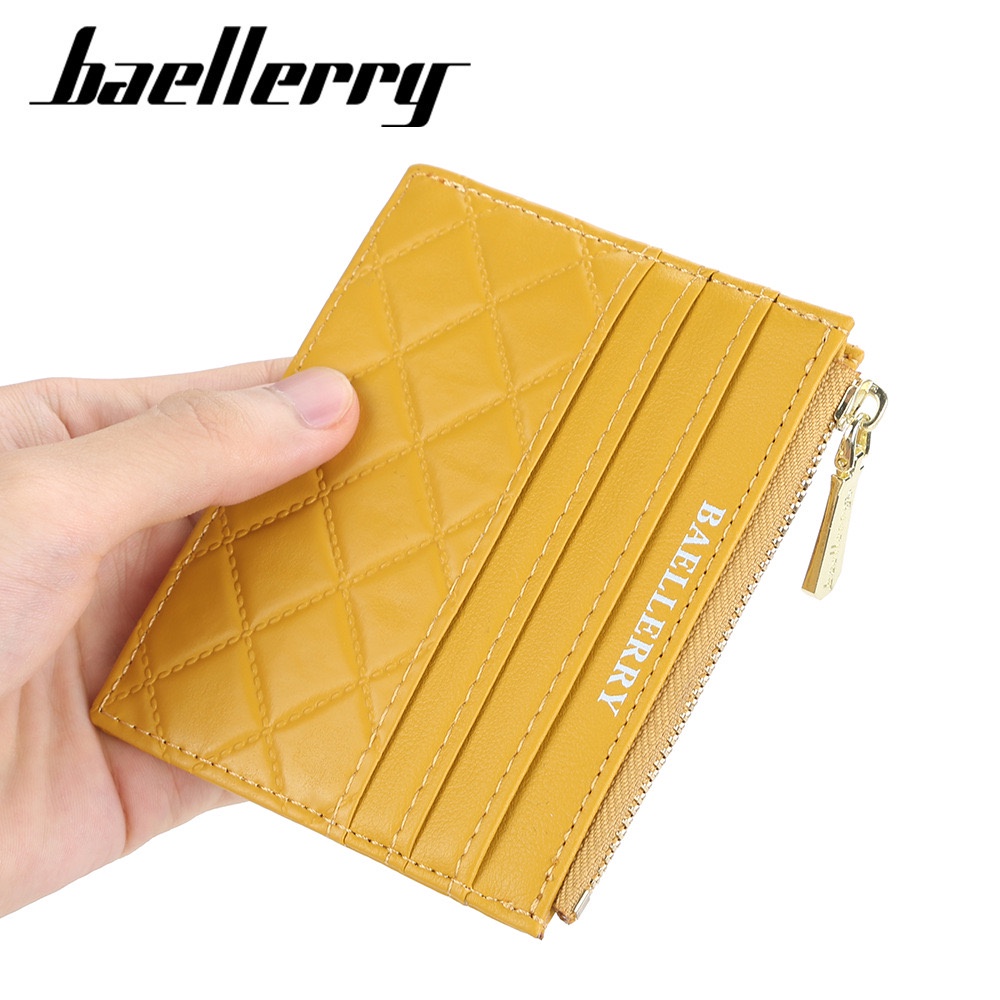 Dompet Wanita Baellerry Wallet Card / Card Holder Leather Import / Dompet Kartu Super Slim Banyak Slot / Dompet Kartu Muat Banyak NR073