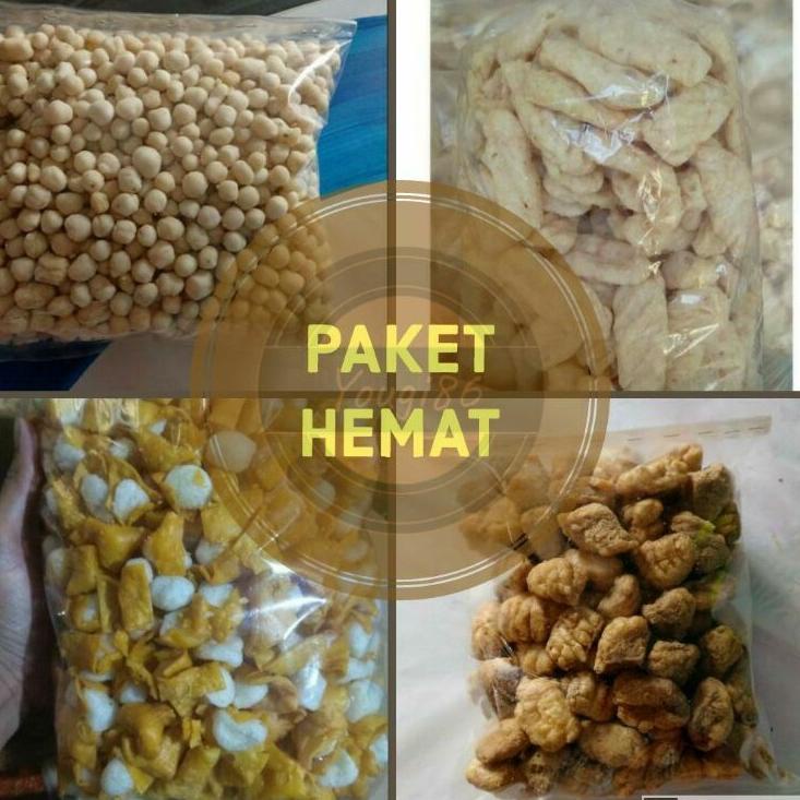 

Harga Promo.. Paket komplit toping baso Aci siomay mini kering - pilus Cikur - lidah cuanki - tahu cuanki BDA
