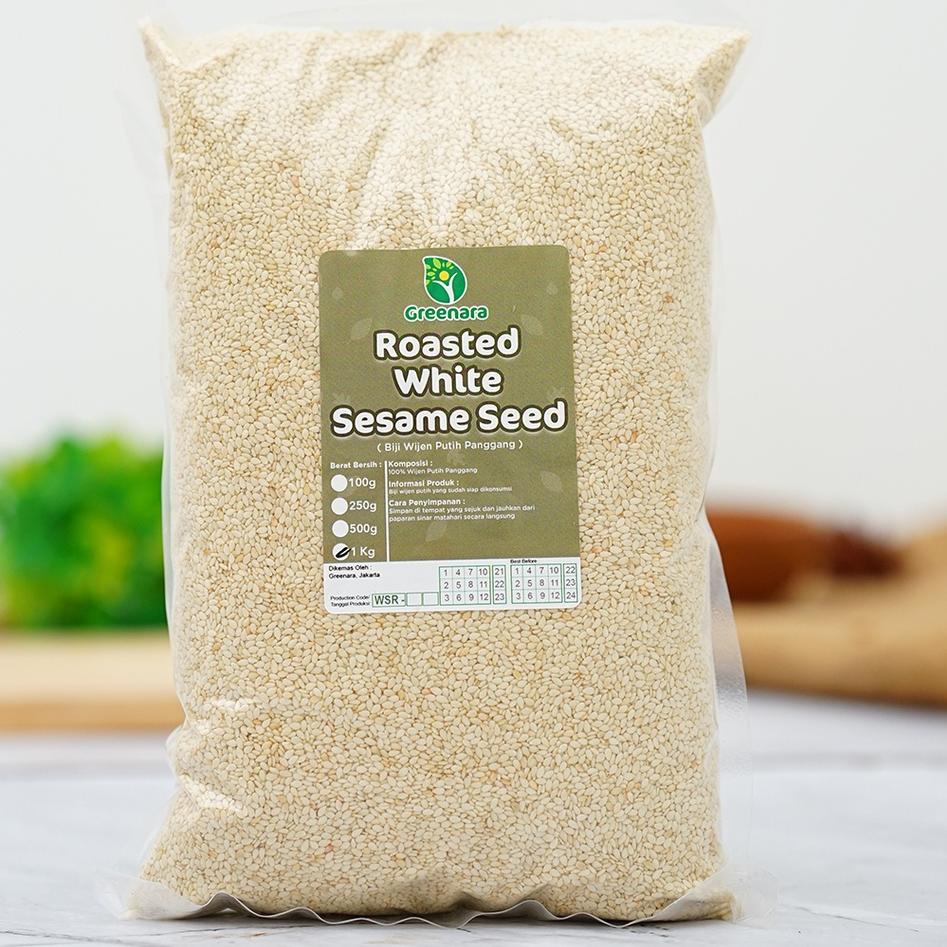 

➺ Roasted Sesame Seed 1kg / Wijen Putih Panggang 1kg ♔