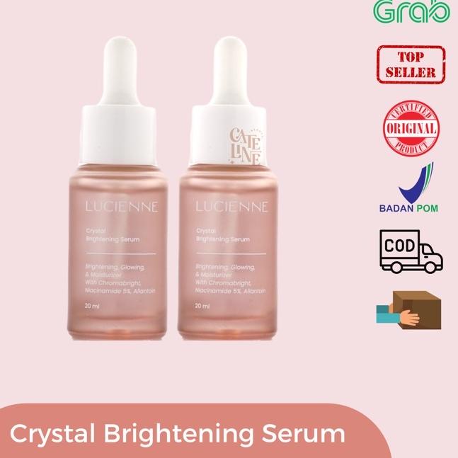 ❋ READY STOCK LUCIENNE CRYSTAL SERUM (20ML) SERUM BRIGHTENING  ➤