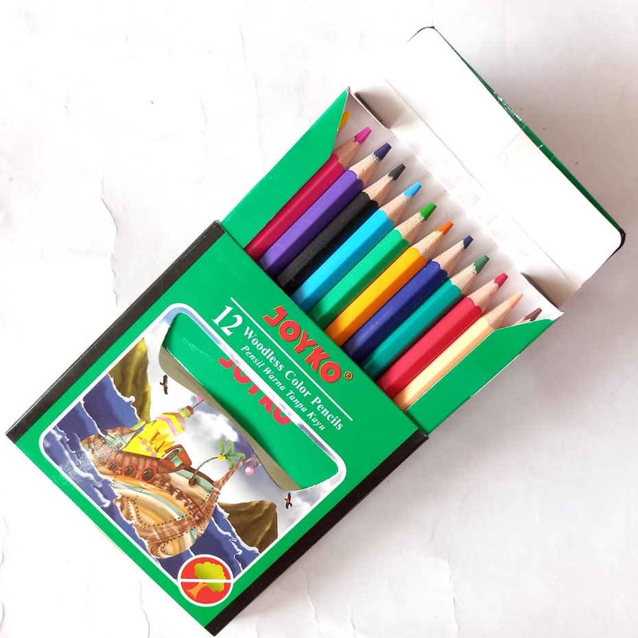 

Pensil Warna Joyko Ukuran Pendek 12 Warna Joyko CP-107
