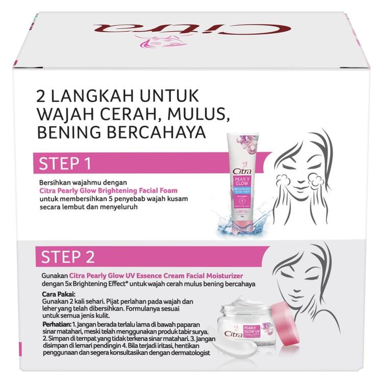 Citra Pearly Glow UV Face Cream 40g Twinpack