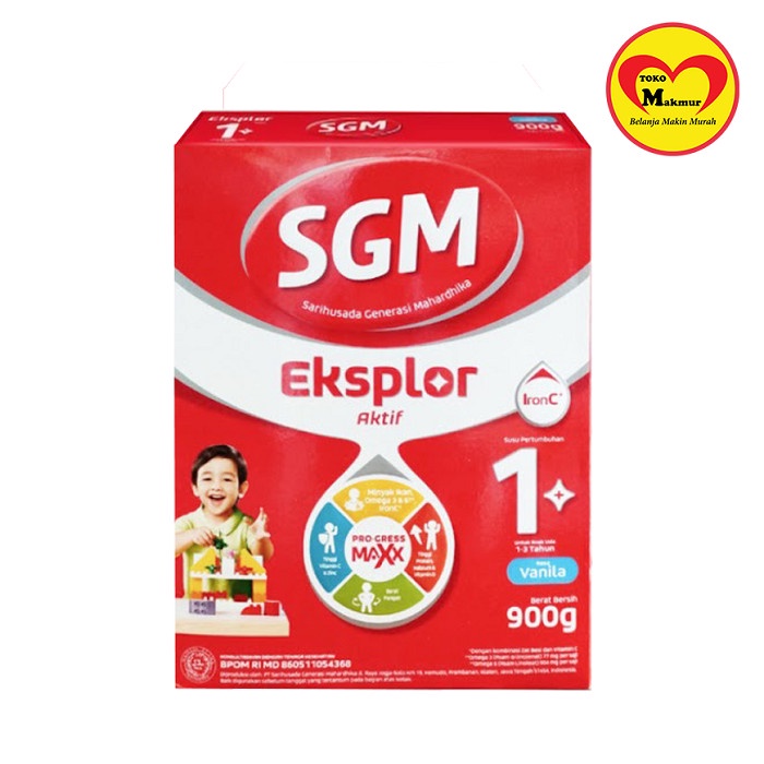 

[ COD ] SGM EKSPLOR 1+ 900GR VANILLA/MADU / TOKO MAKMUR PACUAN KUDA - VANILLA