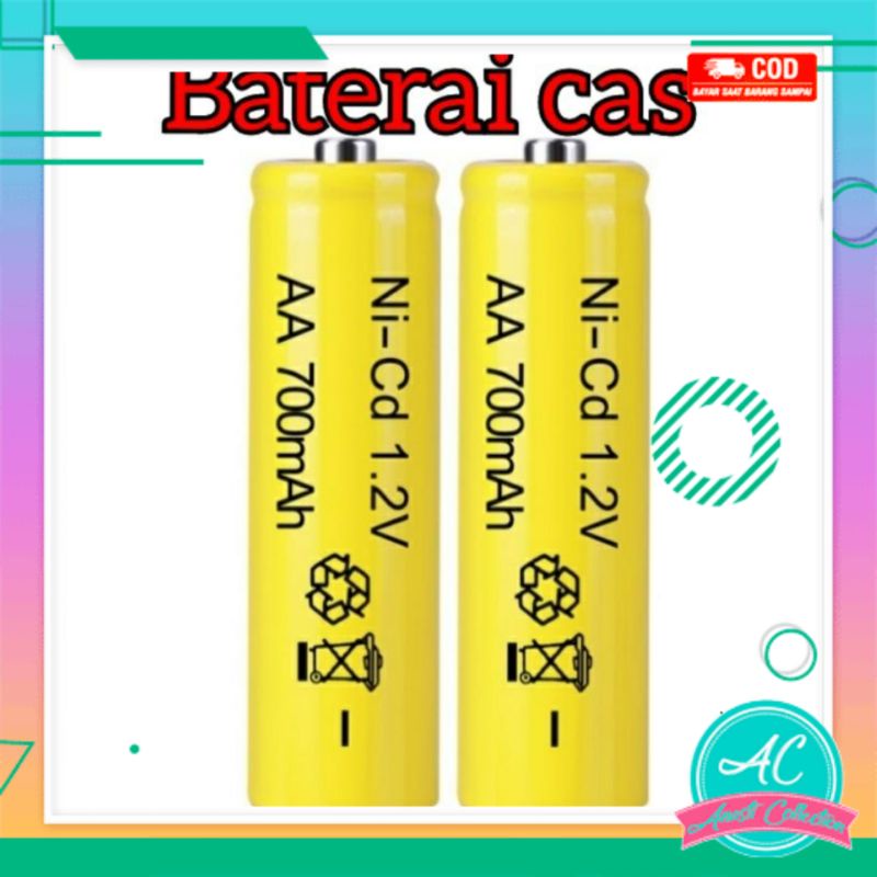 Batre Cas AA dan AAA + Charger isi ulang tipe A2 dan baterai A3 kualitas import