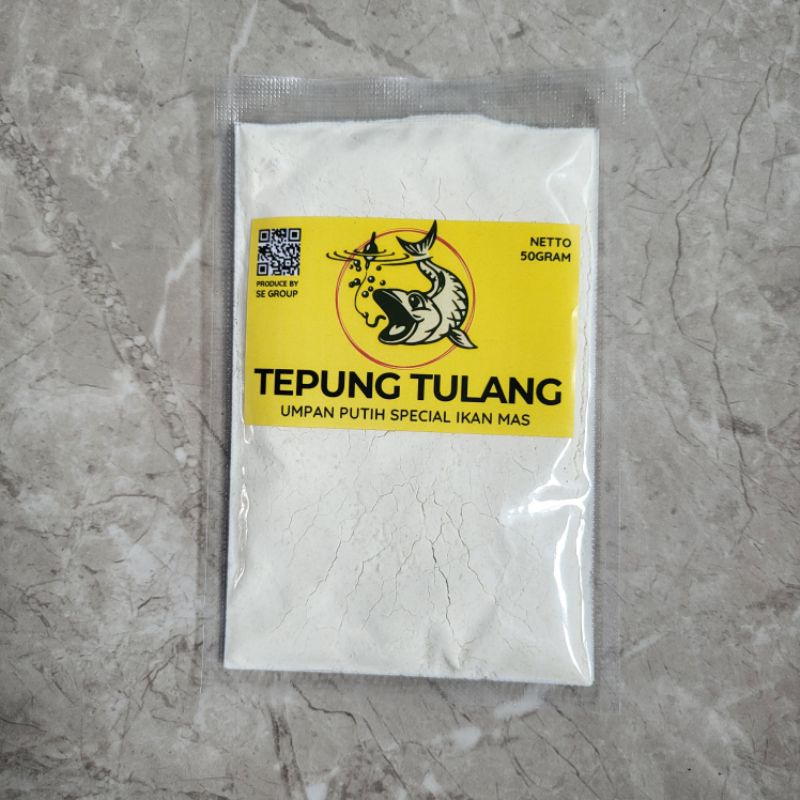 Umpan TEPUNG TULANG 50gram Hemat