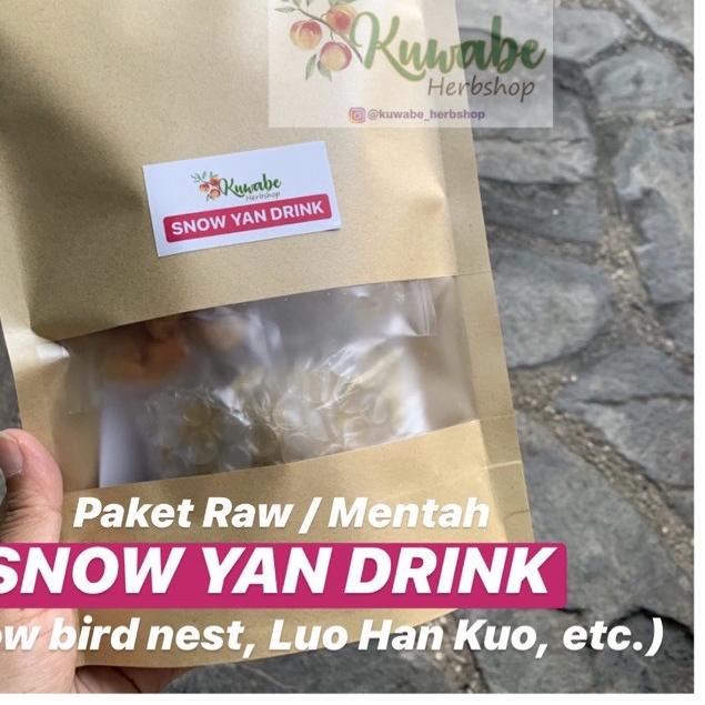 

☈ SNOW YAN DRINK/ PAKET MENTAH SNOW BIRD NEST TINGGI KOLAGEN ™