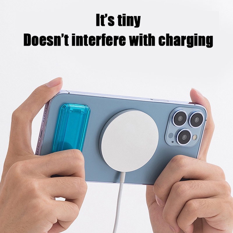 Desktop Holder Tipe Strip Transparan Dapat Disesuaikan Portabel Untuk Penyangga Gaya Bracket Meja Ponsel/Plastik