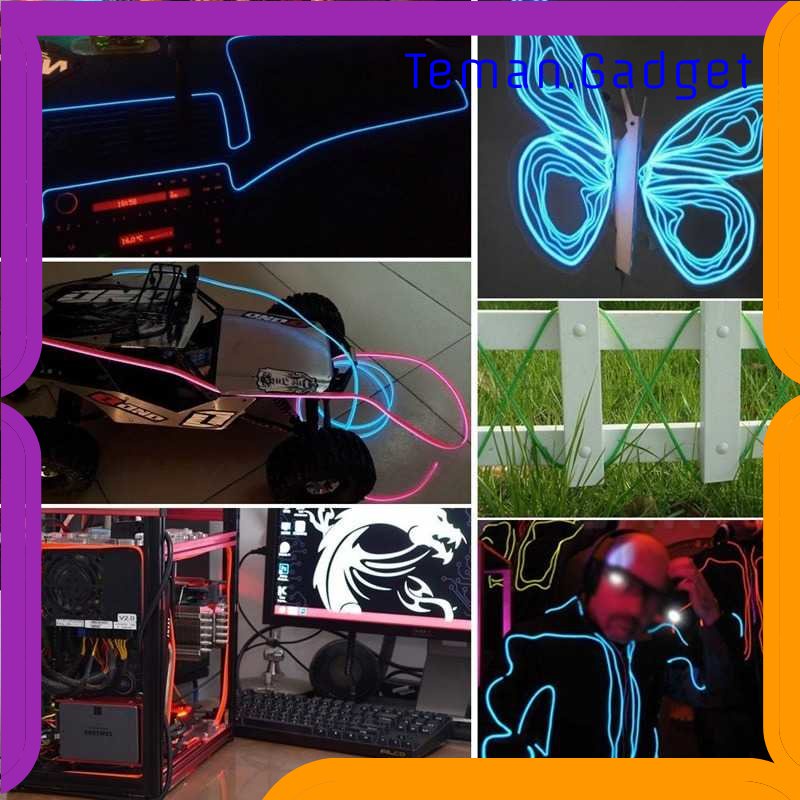 TG-LMP KEY-WIN Lampu Hias Neon Flex Light USB Plug 3 Meter - M05