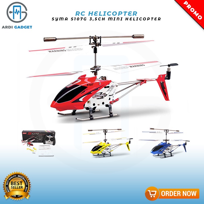 RC Helicopter Syma S107G 3.5CH Mini Helicopter Ready To Fly Drone