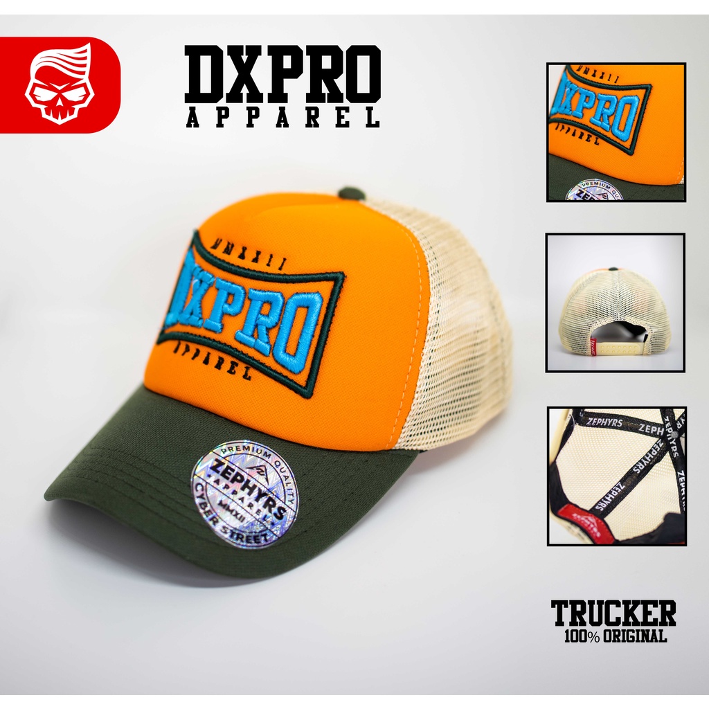 TOPI TRUCKER Bordir DXPRO Original Brand