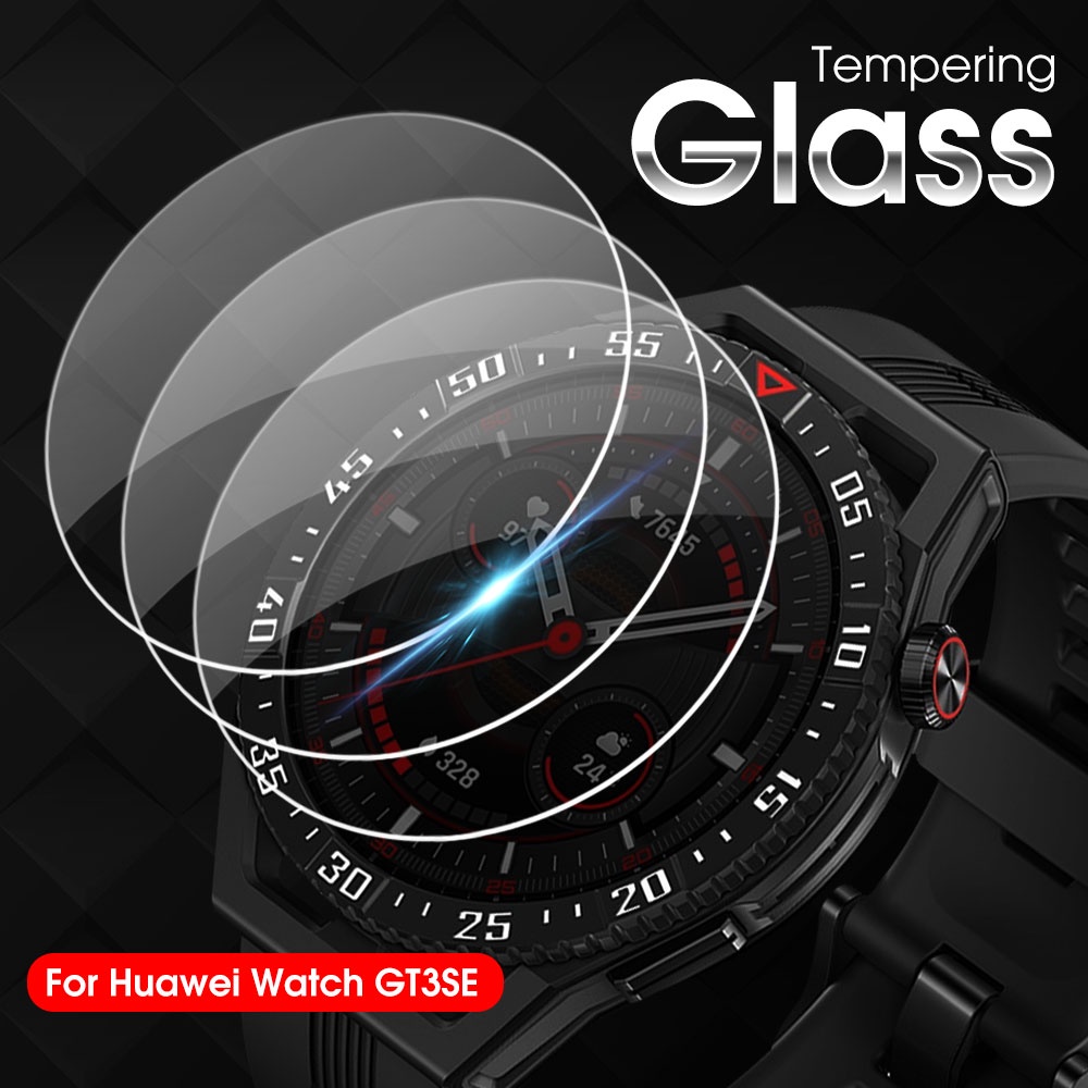 Paket 1Pc Untuk Huawei Watch GT3 SE Pelindung Layar HD Bening Tempered Glass Smart Watch Watch Protector Film Pelindung Cakupan Penuh Film Transparan Anti Gores