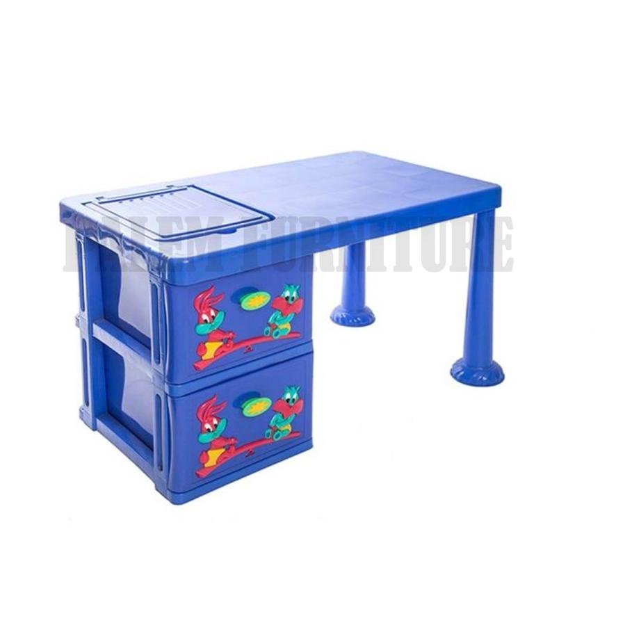 ☊ MEJA BELAJAR ANAK KARAKTER SHINPO ➻