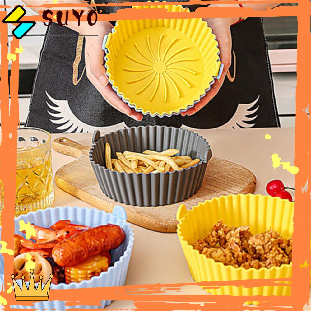 Suyo Panci Silikon Portable Cooking Liners Untuk Air Fryer