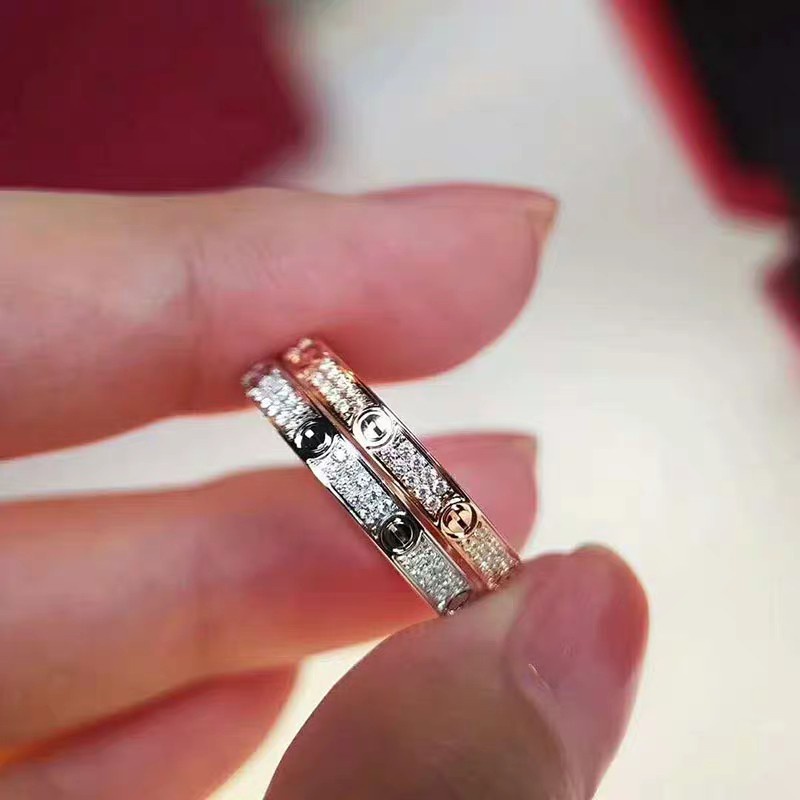 Cincin Model Full Ring | Sendok Garpu Bahan Stainless Steel | Cincin Sekrup | Cincin Berlian | Cincin Berlian Baris Ganda | Cincin Berlian Tiga Baris | Cincin Pertunangan Untuk Wanita | Cincin Pasangan