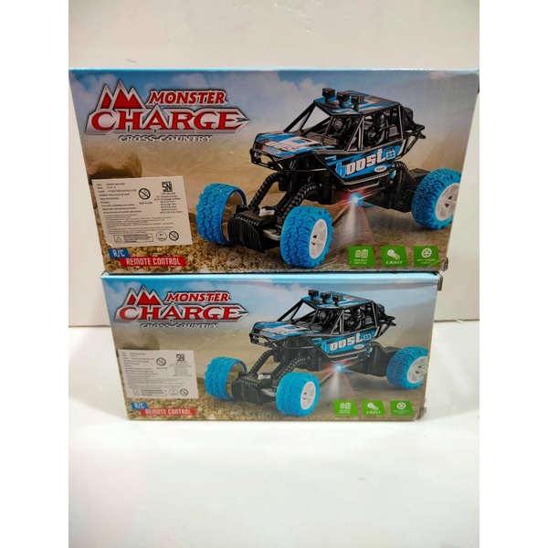 Mainan Mobil MONSTER CHARGE SKALA 1:20 RC CROSS FREE BATRAI / RC MONSTER CROSS CONTROL OFFROAD