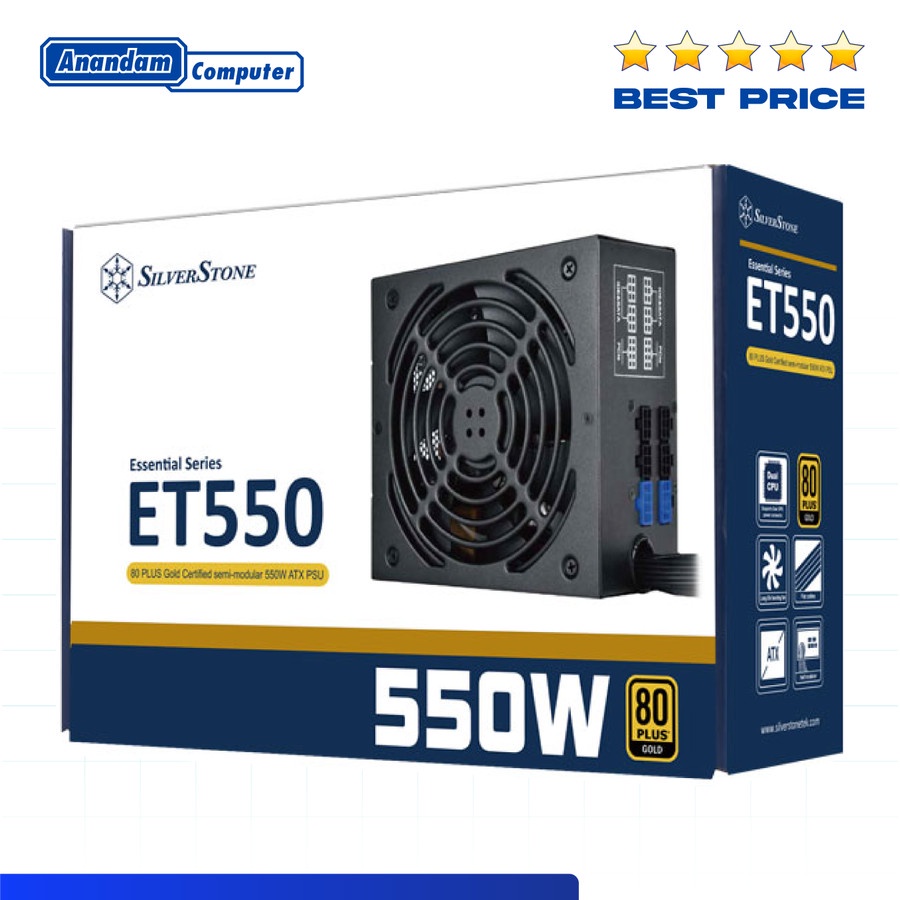 SILVERSTONE ET550-HG 550W 80+ Gold PSU Power Supply 550 Watt