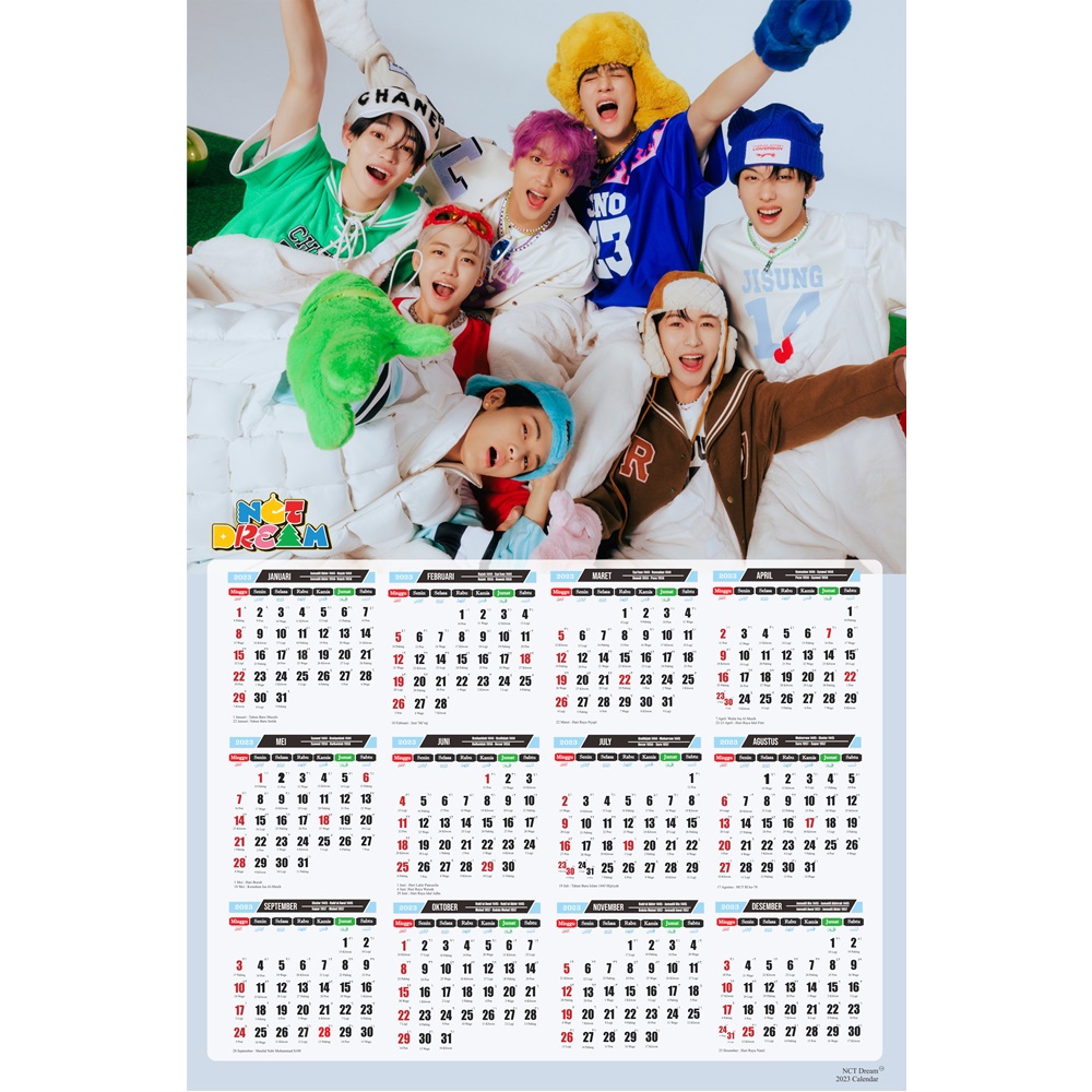 

Kalender Dinding NCT Bebas Custom Gambar