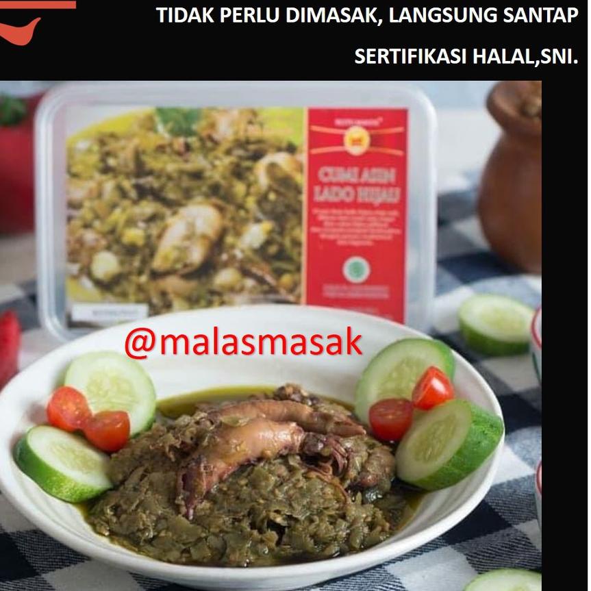 

♠ Cumi Asin Sambalado Merah / Hijau Restu Mande 250 gram ✮