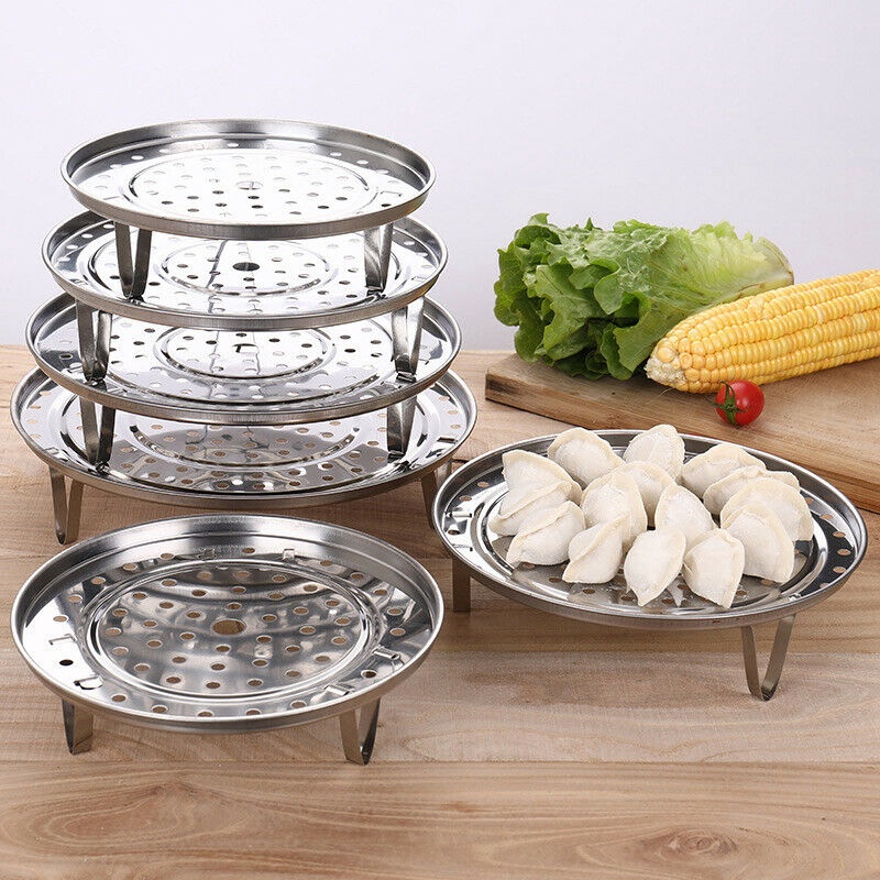 1 Pc Rak Stand Baki Multifungsi Bahan Stainless Steel Tahan Lama Untuk Aksesoris Dapur