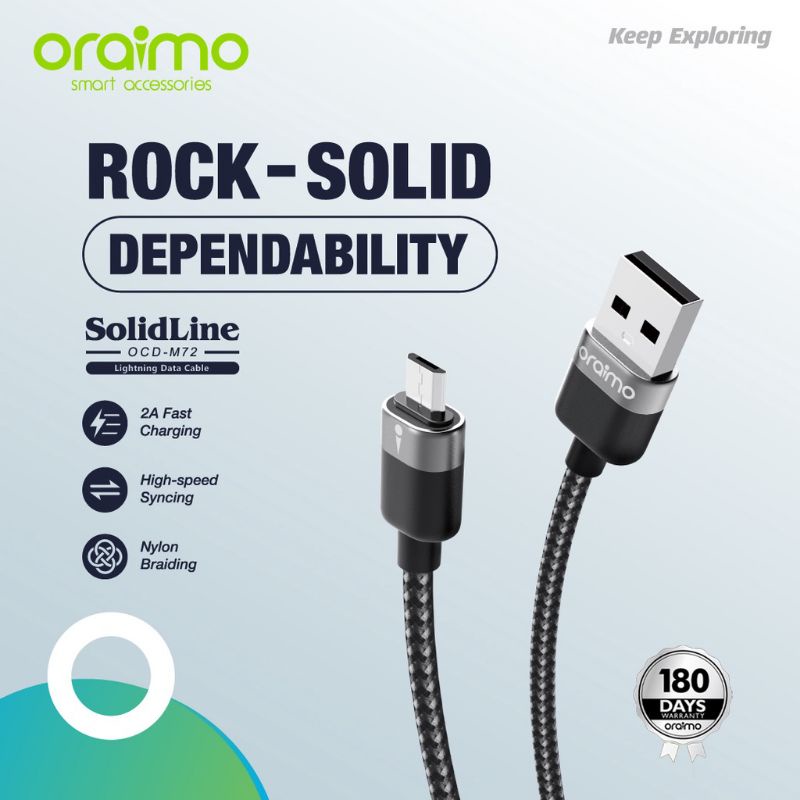 Kabel Data ORAIMO OCD-M72 Micro usb