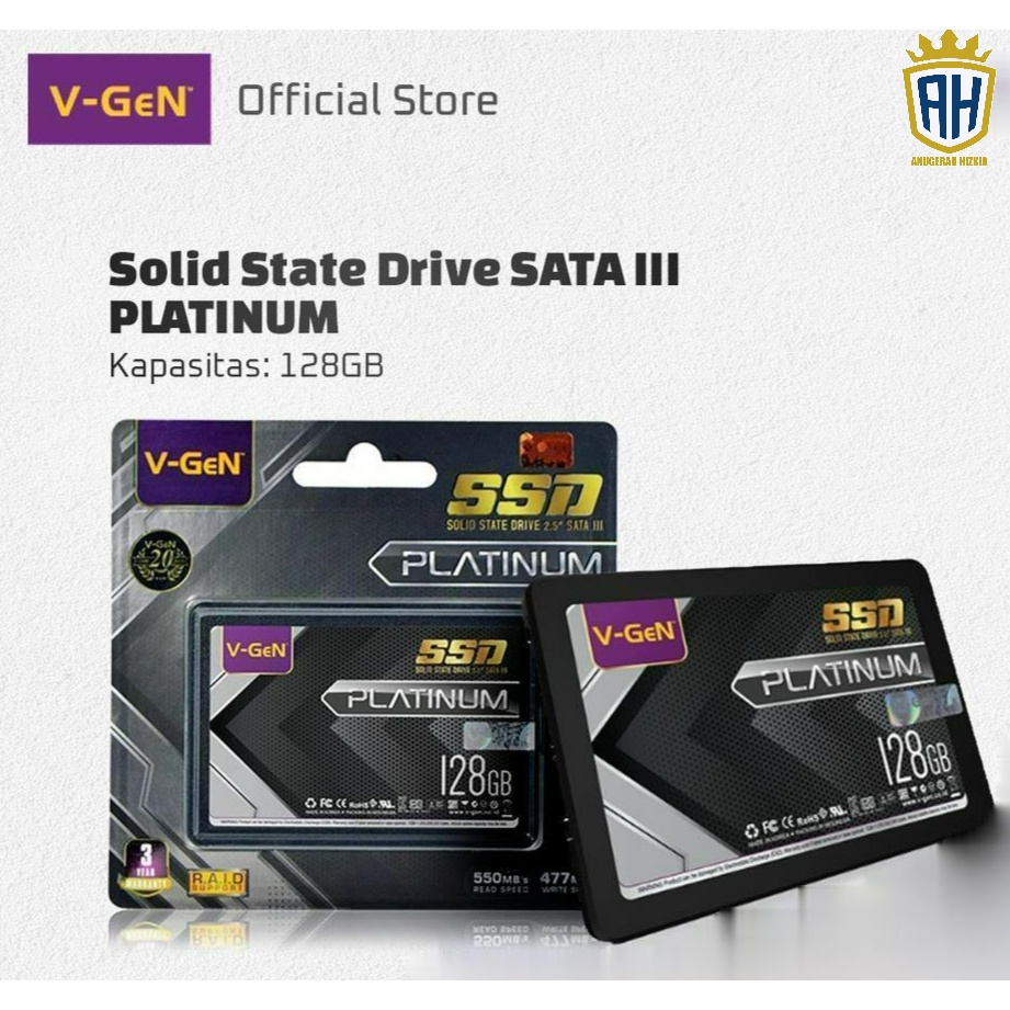 V-GeN SSD Platinum 128GB SATA 3 2.5"