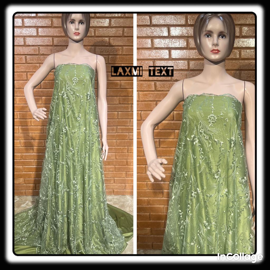 Kain tile akar mutiara /bahan Tulle akar / cocok untuk dress gaun seragaman dll TERBARU