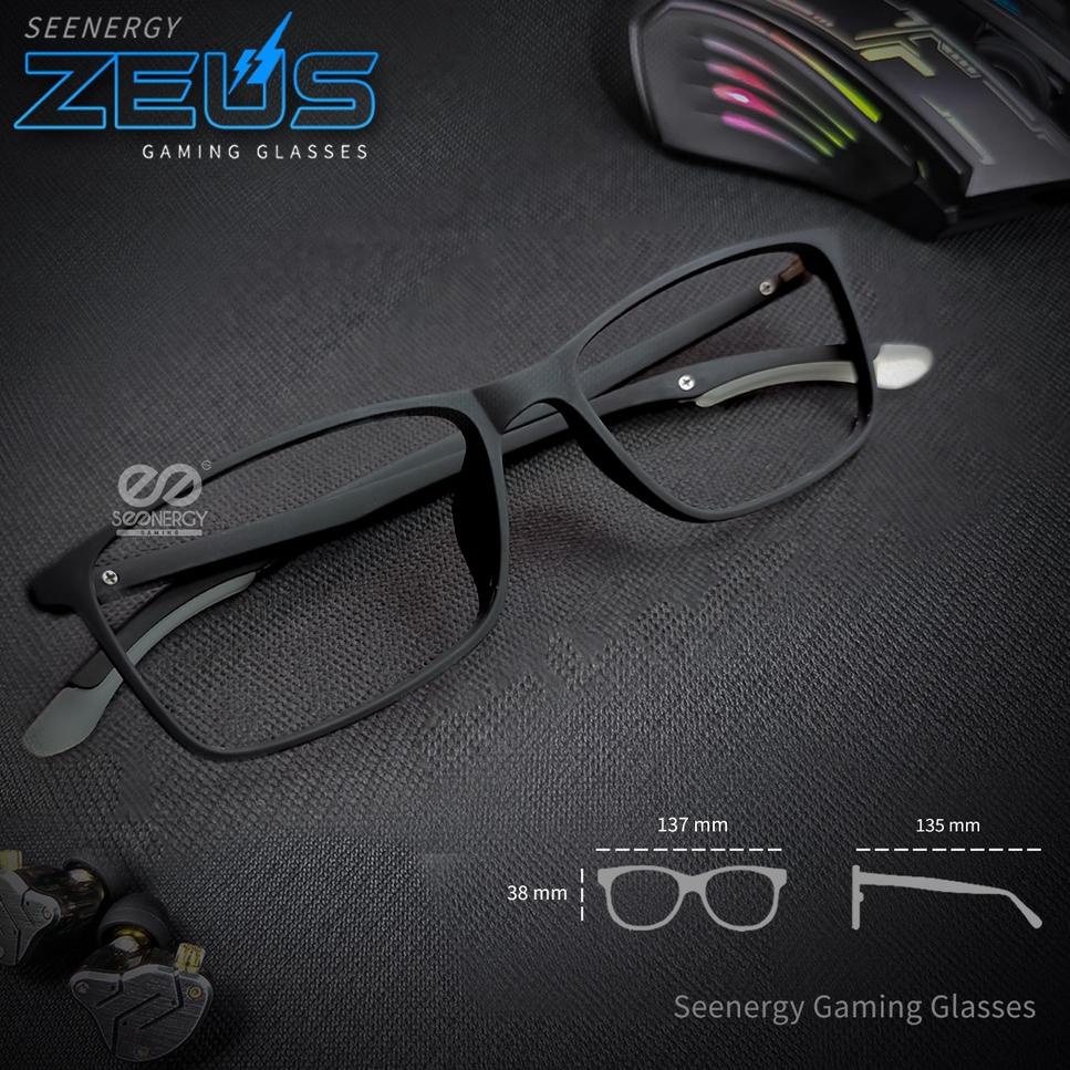 PALING DICARI KACAMATA GAMING SEENERGY | ZEUS MIDNIGHT BLACK