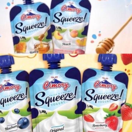 

✹ CIMORY Squeeze Yogurt Pouch 120gr (6 pcs) ☎