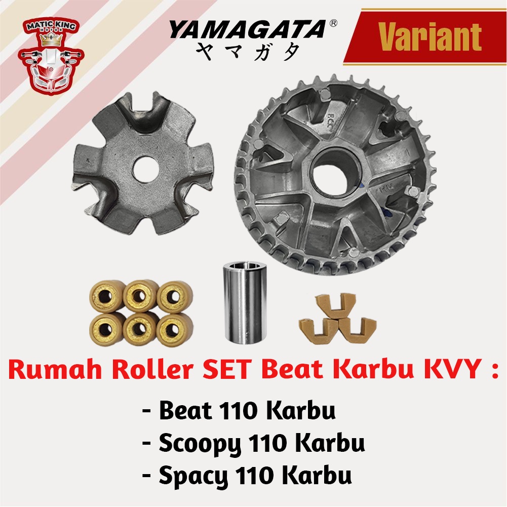 Rumah roller set Honda Vario Techno 125 KZR Yamagata