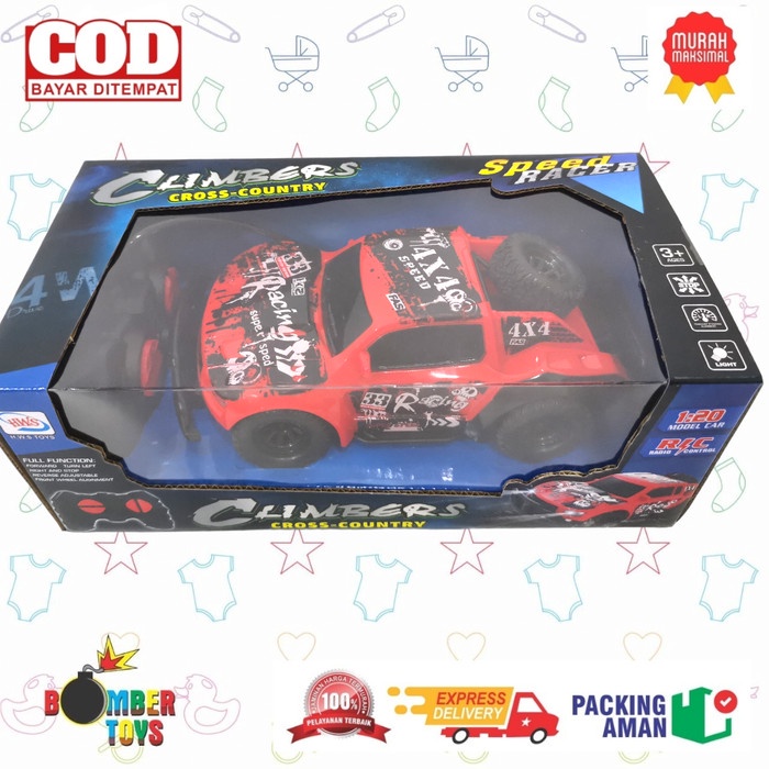 MAINAN ANAK LAKI MOBIL RC REMOTE FULL FUNCTION OFF ROAD 1:20 CLIMBERS