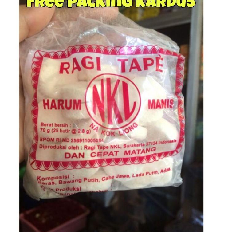 

Y21 RAGI TAPE NKL ORIGINAL 100% / RAGI NKL TAPE BARU SPESIAL パ