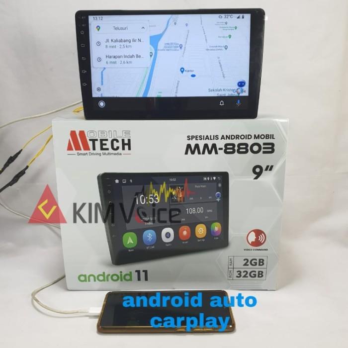 Head Unit Android 9 inch Mtech MM-8803 IPS Quantum Display Android 10