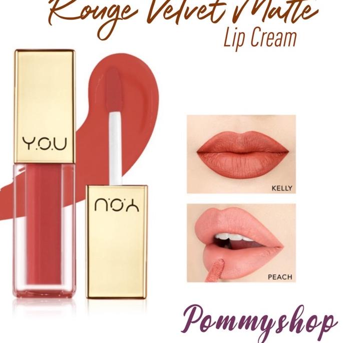 ✯ Kosmetik You The Gold One Rouge Velvet Matte Lip Cream (Quick Dry | Lipcream lipstick lipstik ➯