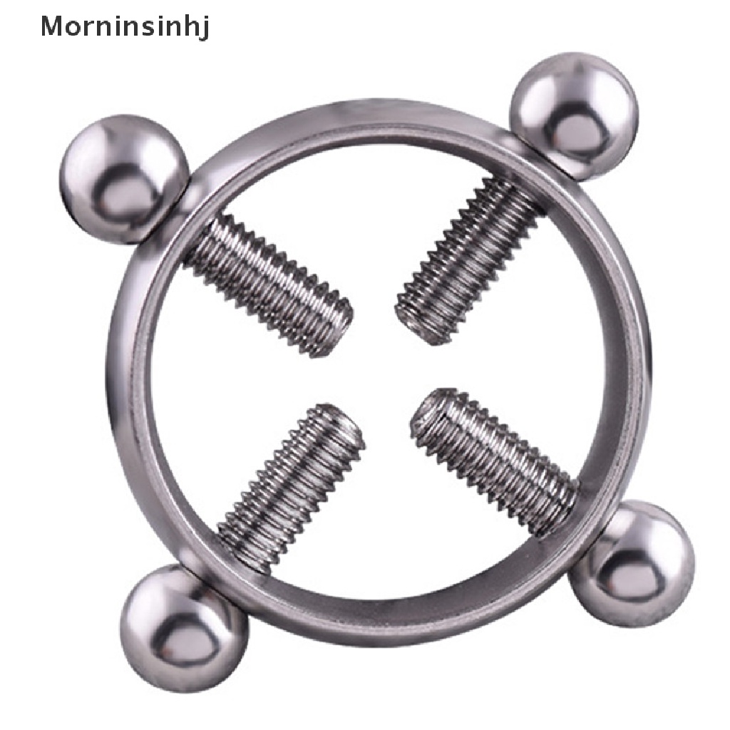 Mornin Stainless Steel Barbel Sekrup Lingkaran Nipple Perisai Cincin Body Jewelry id