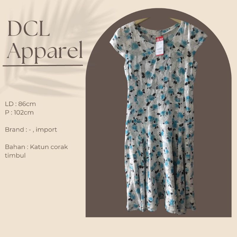 DRESS KATUN MIDI / DRESS IMPORT