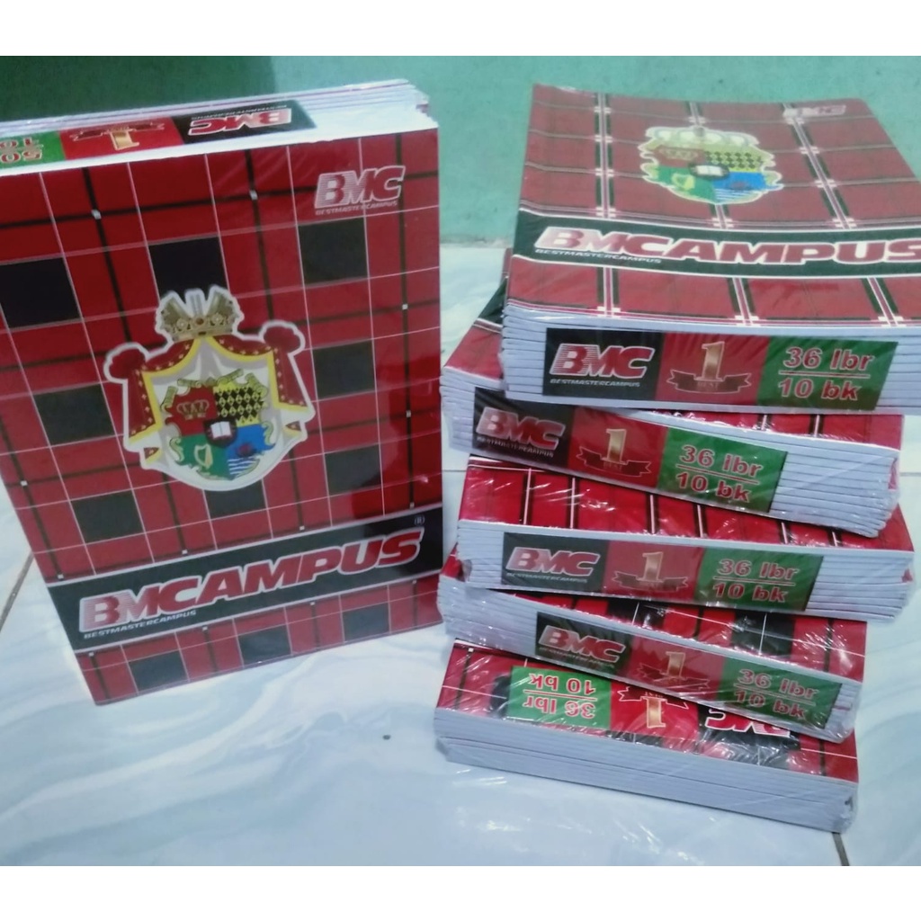 

1 Pack BUKU TULIS BESAR FAVORITE CAMPUS 36 LEMBAR ISI 5 PCS BUKU PANJANG