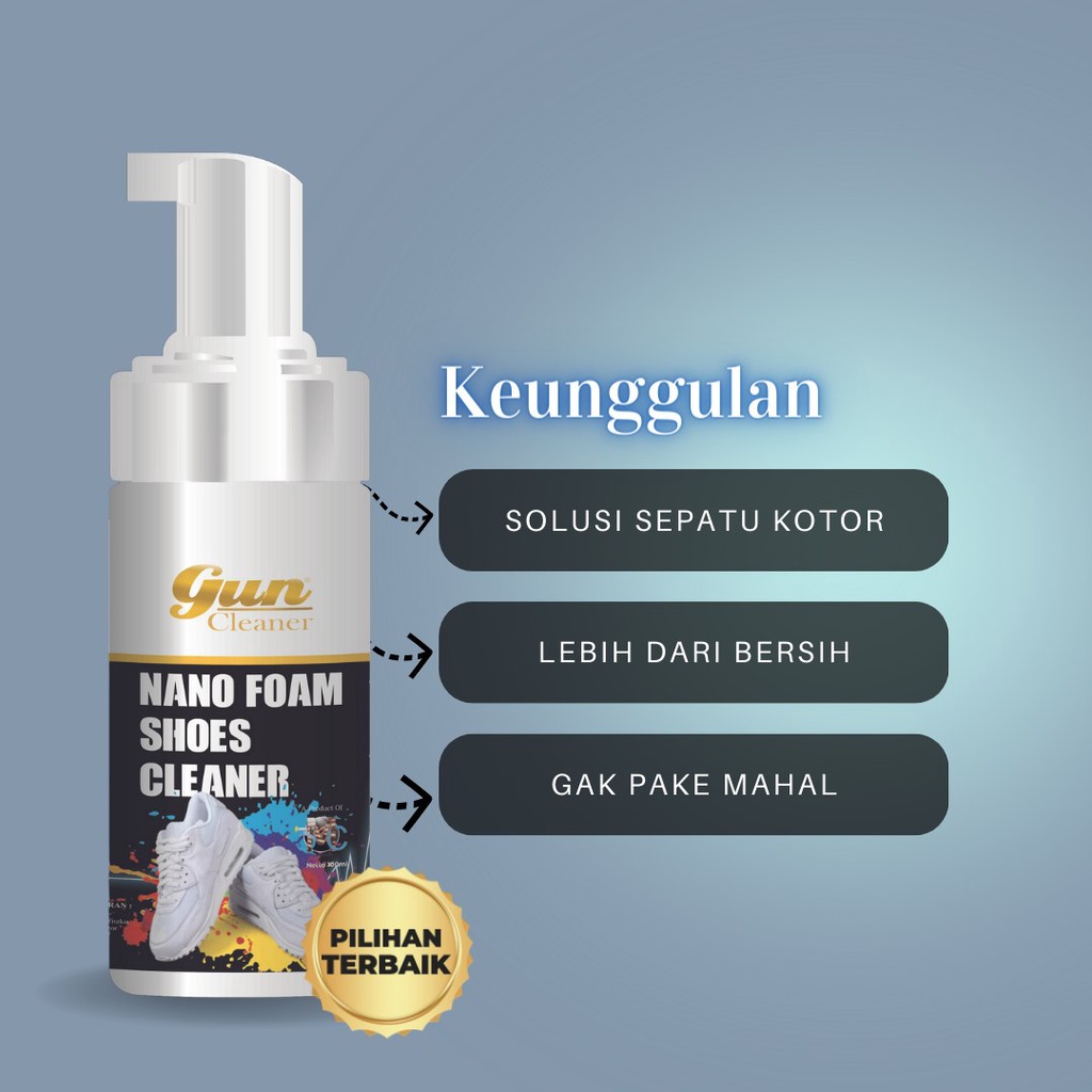 Shoes cleaner Care Pembersih 100ml dan Pengharum Sepatu tanpa ribet cuci sepatu dengan cepat