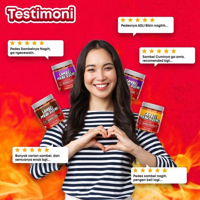 

Paket Special Sambel Mbah Djono SUPER 3 Sambel Teri Cumi OYY Bawang FR