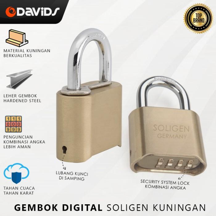 Gembok Kode Angka Pin Pagar Rumah Anti Maling Karat Soligen Kuningan