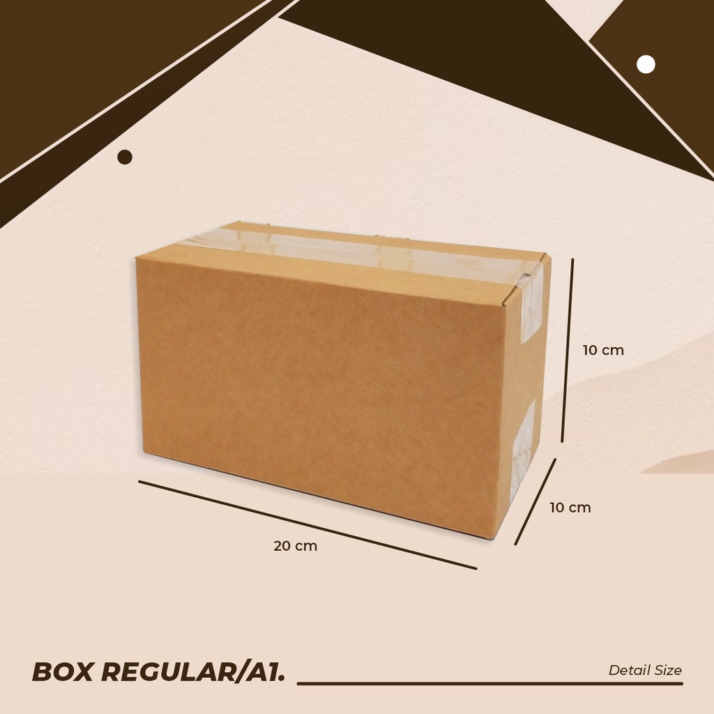

Box Regular A1 20 x 10 x 10 cm - Box masker/Box kado/Box penyimpanan